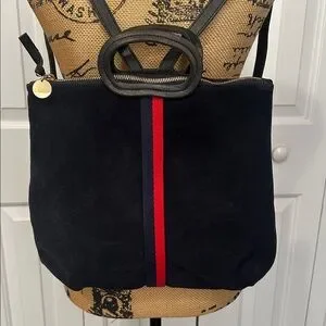 Clare V | Bags | Clare V Marcelle Navy Blue Suede Tote 